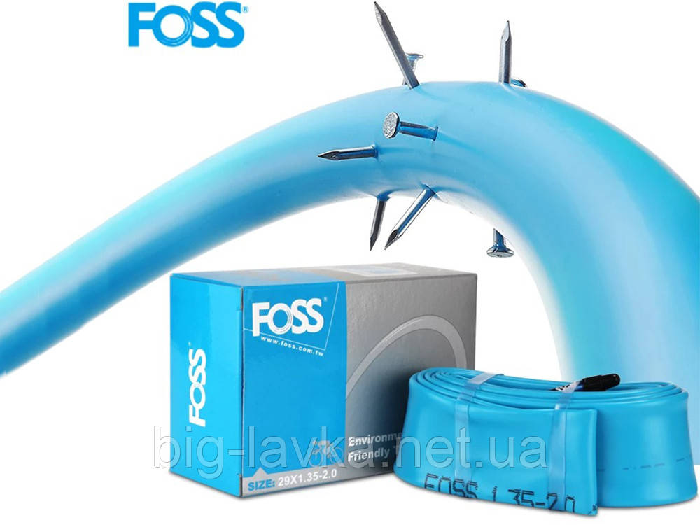 Камера велосипедна Foss антипрокольна 20 x 1.95-2.5 AV 20 x 1.95-2.5 AV