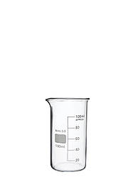 Склянка хімічна висока з мітками і носиком 100 мл, Boro 3.3