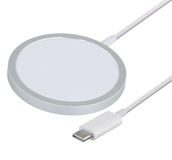 Магнітна бездротова зарядка Apple MagSafe Charger for iPhone 20 W Білий (KG-10654)