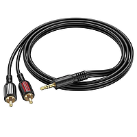 Кабель Аудiо Borofone BL11 3.5mm - 2 RCA 1,5M