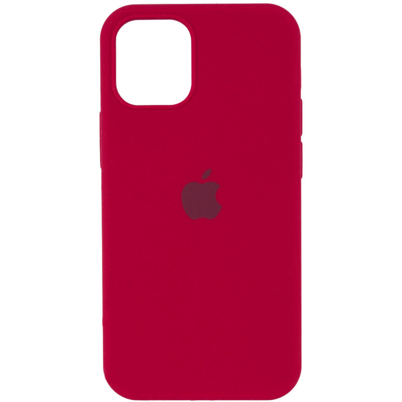 Чохол-накладка Silicone Case Original Full Cover для iPhone 12 mini 5.4"- №35 світло- бордовий