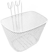 Кошик дитячий велосипедний СТ-M 25x20x17 металізований на кермо Білий ORG