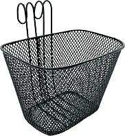 Кошик дитячий велосипедний СТ-M 25x20x17 металізований на кермо Чорний ORG