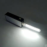 USB 8LED лампа у вигляді флешки для ноутбука, повербанка USB світильник, фото 3