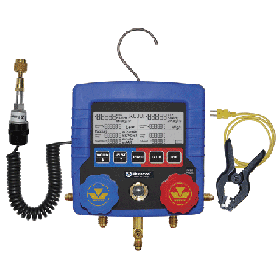 Манометричний колектор 2-х вент. електронний на всі фрезони Mastercool (3х150 см;вакуум.сенсор,термопара)