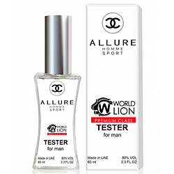Тестер Premium Class Chanel Allure Homme Sport чоловічий, 60 мл