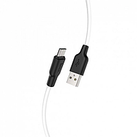 USB кабель Hoco X21 Plus Silicone MicroUSB 1m