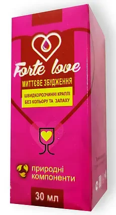 Forte Love - Жіночий збудник швидкої дії (Форте Лав)