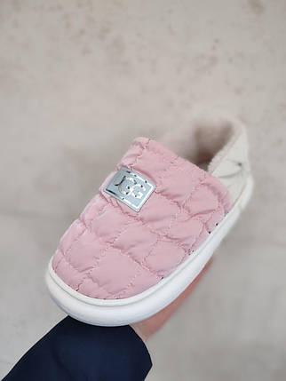 Уги дутики UGG короткі РОЖЕВІ стьобані теплі PINK зимові жіночі, фото 1