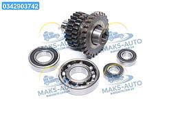 Р/к на КОМ ГАЗ 3307,53 (шестерня подвійна. 23 зуби прямозуб., 26 косозуб, підшипники RIDER) 53-4202010-РК2 UA46