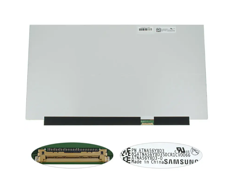 Матриця для ноутбука 15.6 ATNA56YX03-0 OLED FHD 1920x1080 30pin edp БЕЗ Вух роз'єм праворуч внизу Б\В