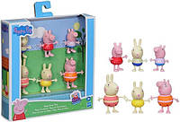 Набор фигурок друзья свинки Пеппы 6 фигурок Peppa Pig Peppa's Adventures Peppa's Swim Time Figure 6-Pack F2606