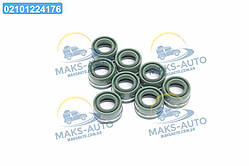 Сальник клапана МАЗ ЯМЗ (Фторкаучук зелений, к-кт 8 шт.) RIDER RD236-1007262 UA46