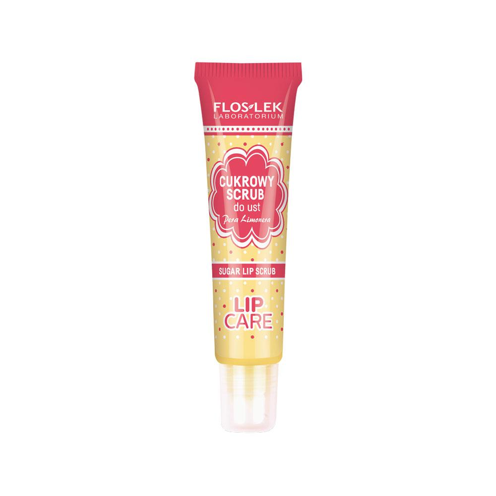 Цукровий скраб для губ Pera Limonera Floslek, 14 г