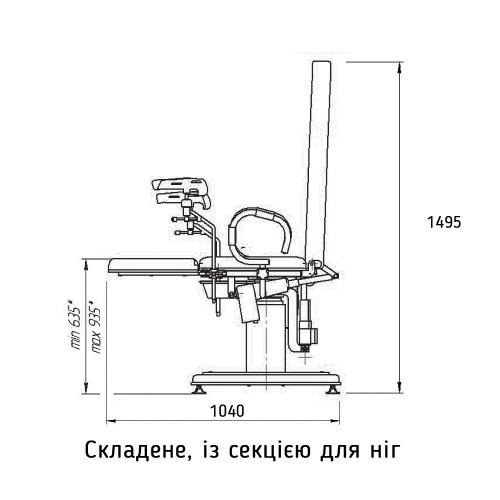 Кресло гинекологическое КрГ-2 - фото 6 - id-p1932205452