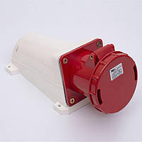 Силова розетка 3Р+РЕ+N 63А, ССІ-135 TAKEL, для 380 В (503243) ТАКЕЛ, стаціонарна