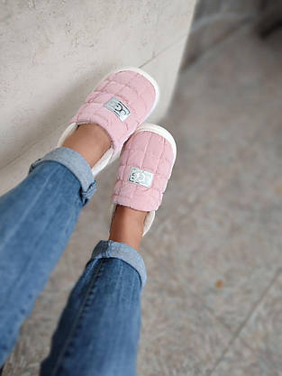 Уги РОЖЕВІ UGG дутики короткі теплі PINK зимові жіночі, фото 4