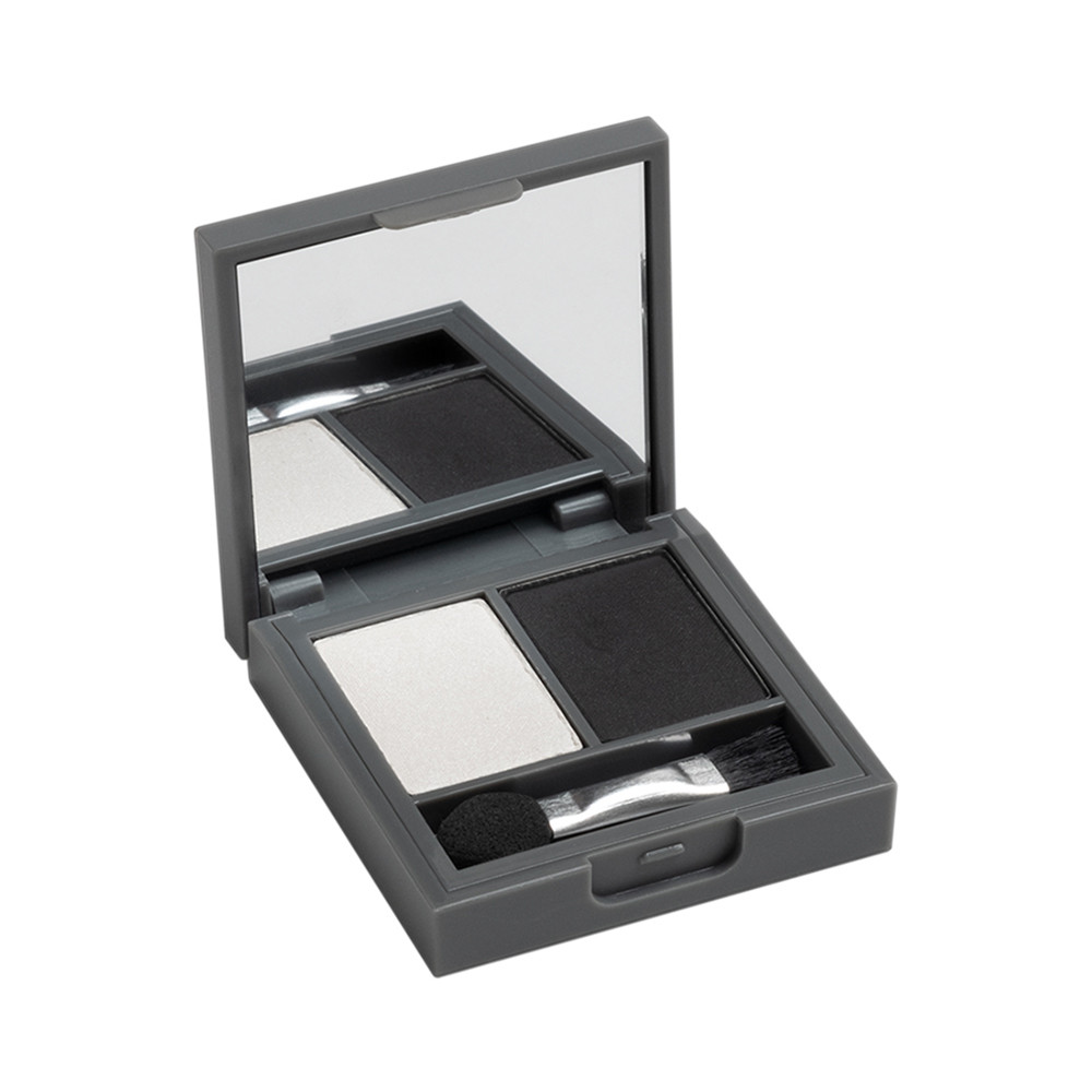 Подвійні тіні для повік АLIX AVIEN, 201 Pearly White&Black Velvet, 2x1,5 г