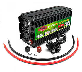 Інвертор-перетворювач напруги з функцією заряджання UPS Wimpex 12 В-220 В 5200 ВТ