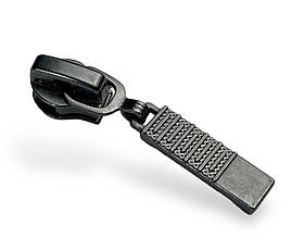 Бігунок для спіральної блискавки №3 колір темний нікель #26527