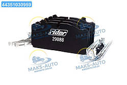 Колодка гальм. диск. LONG LIFE (компл. вісь) DAF LF45, IVECO, MAN L/M/ME2000, RVI MIDLUM (RIDER) RD 29088STD UA46