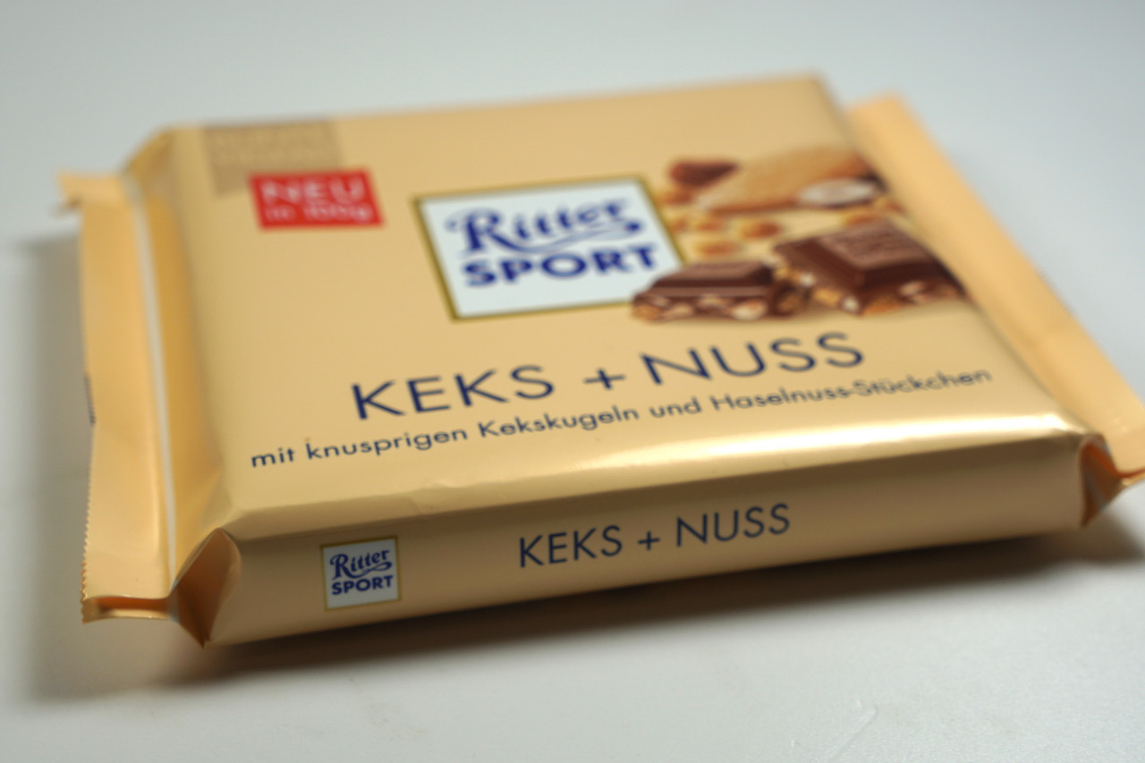 Шоколад Ritter Sport Keks + Nuss (Риттер Спорт печенье + орех), 100 г - фото 3 - id-p337380980