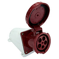 Силова розетка 3Р+РЕ+N 125А, ССІ-135 TAKEL, для 380 В (503252) ТАКЕЛ, стаціонарна