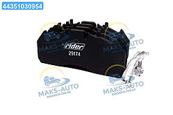 Колодка гальм. диск. LONG LIFE (компл. на вісь) RVI, ROR, VOLVO (RIDER) RD 29174STD UA46