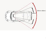 Універсальне антивідблискове дзеркало заднього огляду в чорній рамці з матовим покриттям AIWA 04117, фото 4