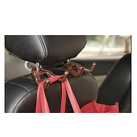 Гачки для сумок на підголівник передніх сидінь AIWA коричневий 04094