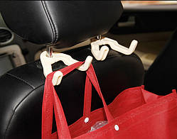 Гачки для сумок на підголівник передніх сидінь AIWA бежевий 04095