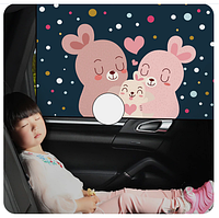 Дитяча сонцезахисна шторка в автомобіль на магнітах AIWA 1 шт 04132