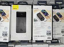 Зовнішній акумулятор (павербанк) Baseus Bipow Digital Display Powerbank 20W 30000mAh Black (PPDML-N01), фото 3