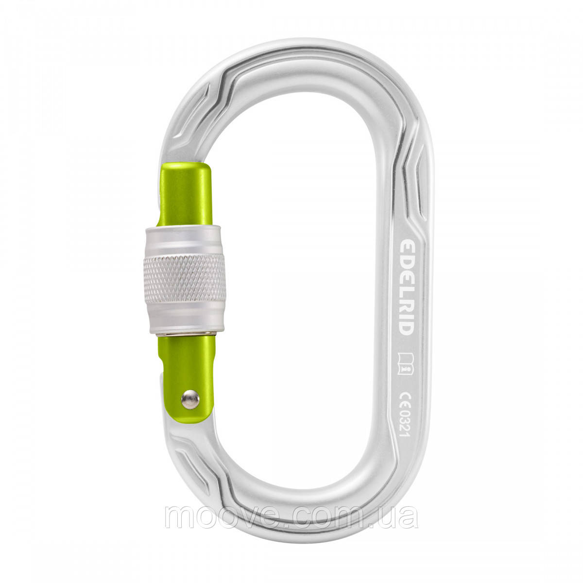 Edelrid Карабін Edelrid Oval Power 2500 Screw Silver