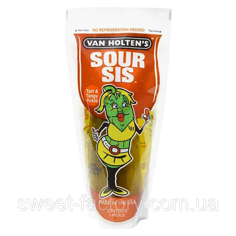 Огурец Van Holten's Sour Sis Tart Tangy Pickle 196g