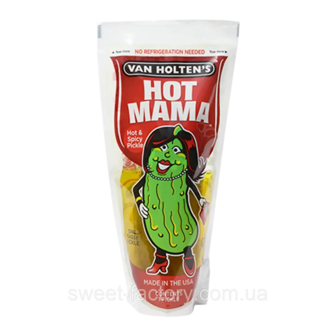 Огурец Van Holten's Hot Mama Hot Spicy Pickle 196g