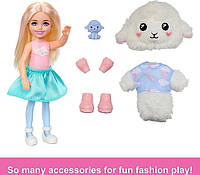 Барби Челси Сюрприз в костюме Ягнёнка Меняет цвет Barbie Cutie Reveal Chelsea HKR18