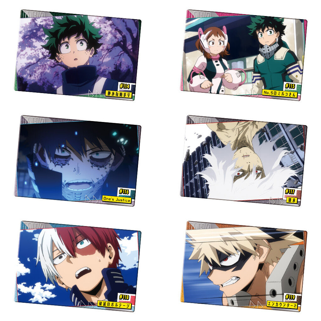 Вафля Boku no Hero Academia Wafer Card Ванильный Крем 24 г. - фото 4 - id-p1862034665