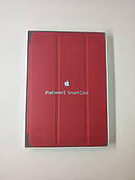 Чехол Книга Smart case для iPad mini 4/5 7.9 кожаный противоударный красный с микрофиброй магнитный