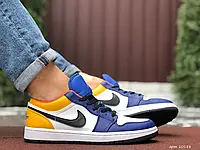 Мужские кроссовки Nike Air Jordan 1 Low, кожа, разноцветные 44