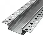 Профіль LED алюмінієвий BIOM LDP-141, Вбудований в гіпсокартон, з розсіювачем, 1м, фото 2