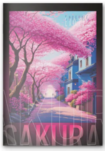 Книга канцелярськая А4 96 арк Аркуш, 1В2537 Сакури