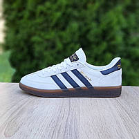 Чоловічі кеди замшеві весна літо світло-сірі Adidas Spezial. Замшеві кросівки підліткові Адідас Спеціал, фото 3