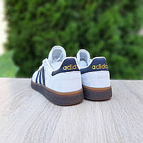 Чоловічі кеди замшеві весна літо світло-сірі Adidas Spezial. Замшеві кросівки підліткові Адідас Спеціал, фото 7