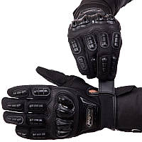 Мотоперчатки для ендуро MADBIKE MAD-10 (M-XXL, чорний)
