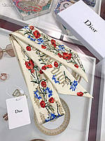 Шовкова стрічка твіллі Dior Діор