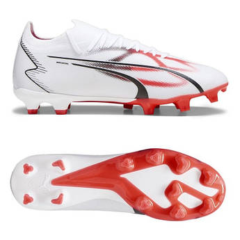 Бутси Puma Ultra Match FG/MG 107347-01, Білий, Розмір (EU) — 40