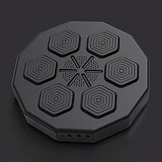 Інтерактивна настінна мішень для боксу 40×40×7,5 см з Bluetooth і підсвіткою ударних зон, фото 6
