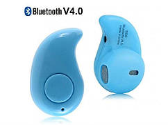 Bluetooth міні гарнітура для iPhone 7  Синій