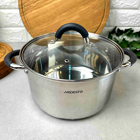 Каструля 3.6л з ручками, що не нагріваються Ardesto Pot Gemini Salerno, фото 1